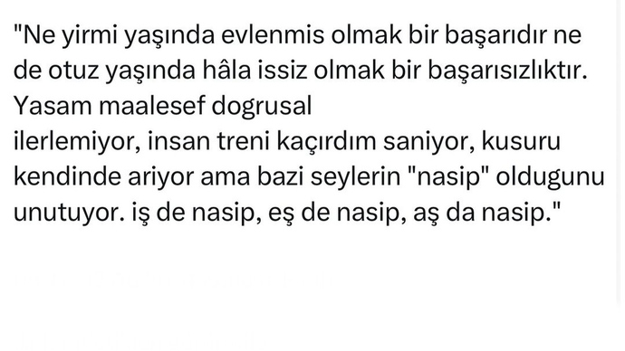 Nasibe inanır mısınız?