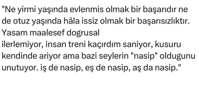 Nasibe inanır mısınız?