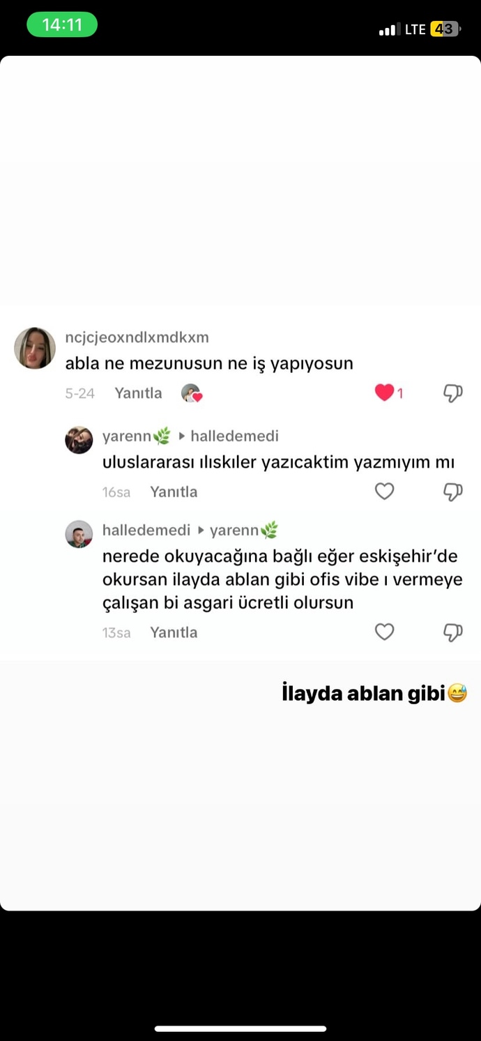 Uluslararası ilişkileri Akdenizde okuduğum için çok pişmanım. İyi bir işe girebilmek için İstanbulda okumalıydım demi?