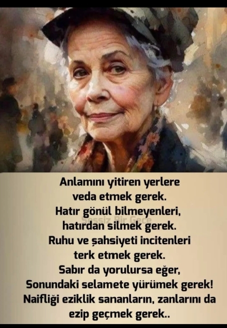Anlamını yitiren yerlere veda edebiliyor musun?