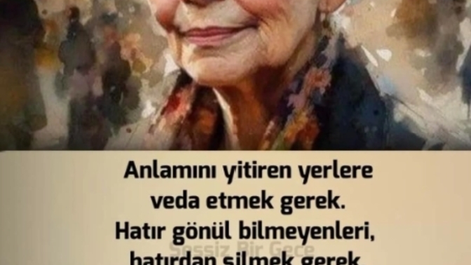 Anlamını yitiren yerlere veda edebiliyor musun?