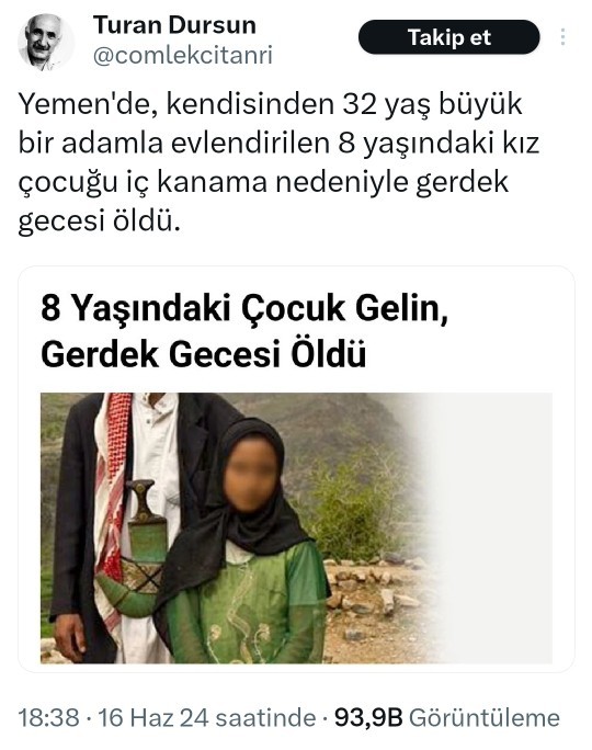 Erken adet olanlar erken evlenmeli değil mi?