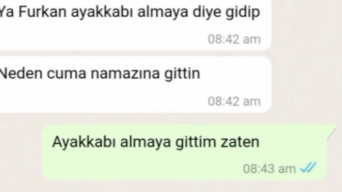Sizin cuma geliriniz ne kadar🤣🤣🤣🤣🤣 sevapları diyorum 😂?