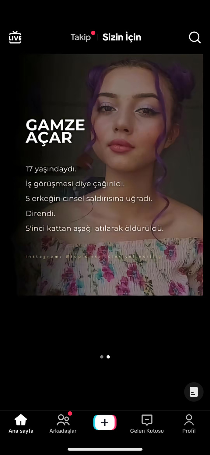 Gamze acar 5 kişinin cinsel saldirisina uğradi?