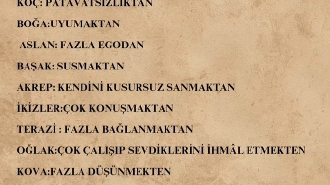 Nelerden kaybettiniz?