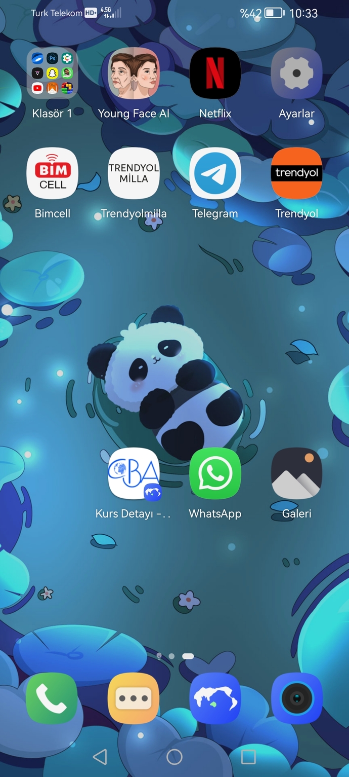 Telefon açılış ekranınım nasıl görünüyor ?
