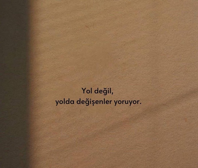 Yol mu sizi yoruyor yoksa birlikteyken değişenler mi?