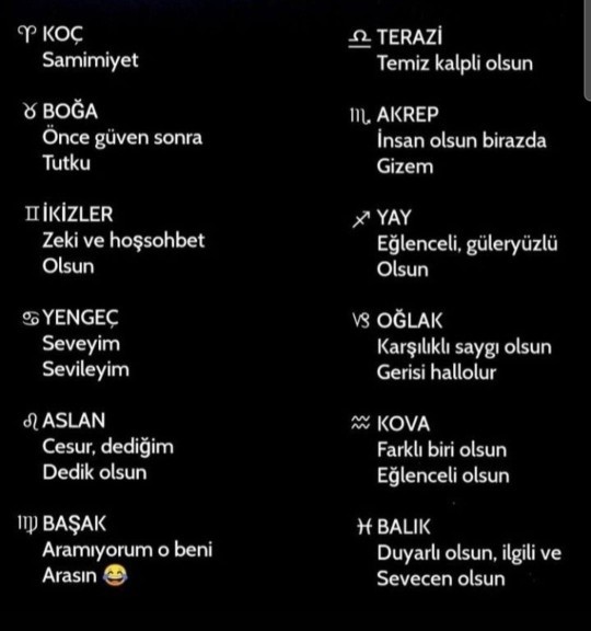 Burcunuzun karşı cinste ne aradığını biliyor musunuz?