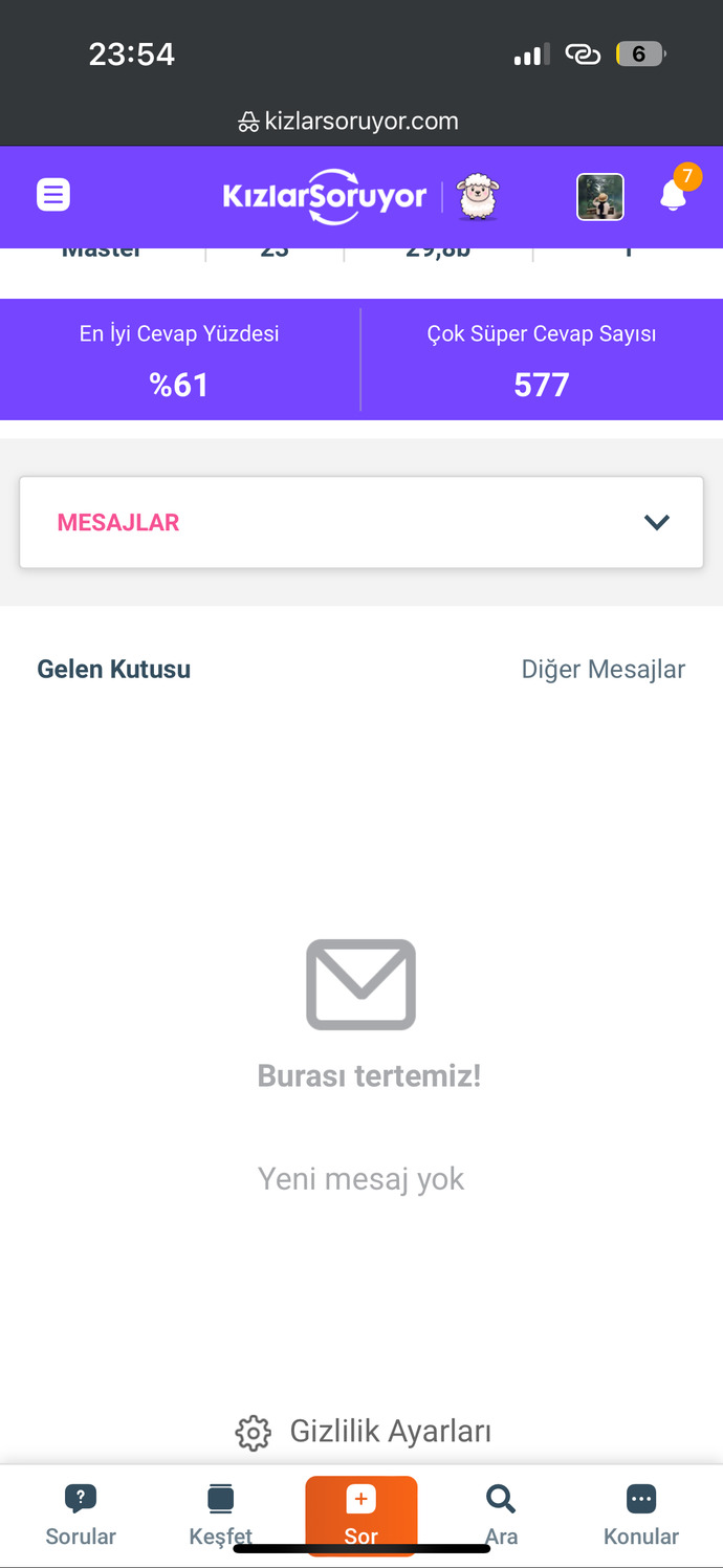 Mesajları siler misiniz, tutar mısınız?