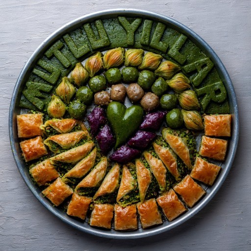 Baklavadan doğum günü pastası olur mu?