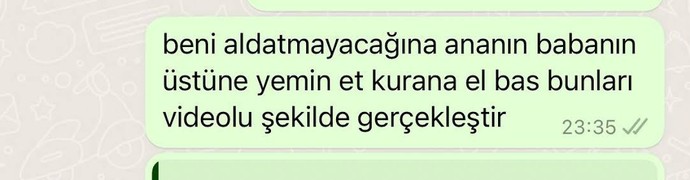 Daha önce hiç aldatıldınız mı?