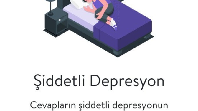 İnternetteki depresyon testine girdiğinizde genel olarak hangi sonuç çıkıyor?