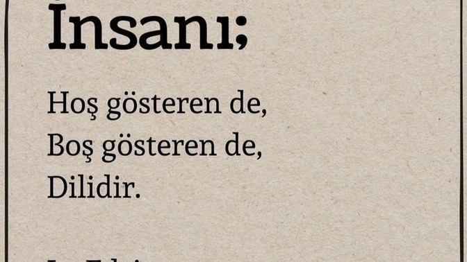 Tatlı dillimisiniz yoksa acı mı?