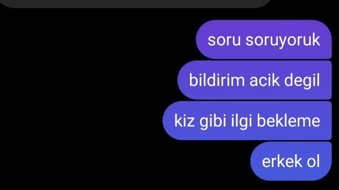 Piyasada erkek kalmamis yaziklar olsun nasil bi caga denk geldim?