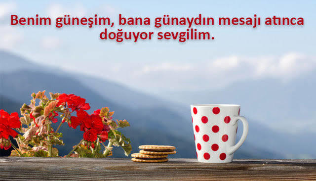 Günaydın mesajı