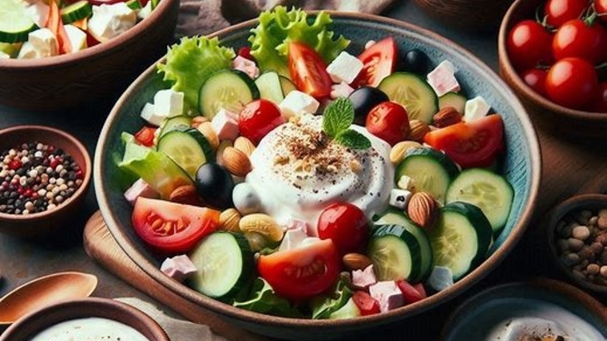 Yoğurt mu salata mı?