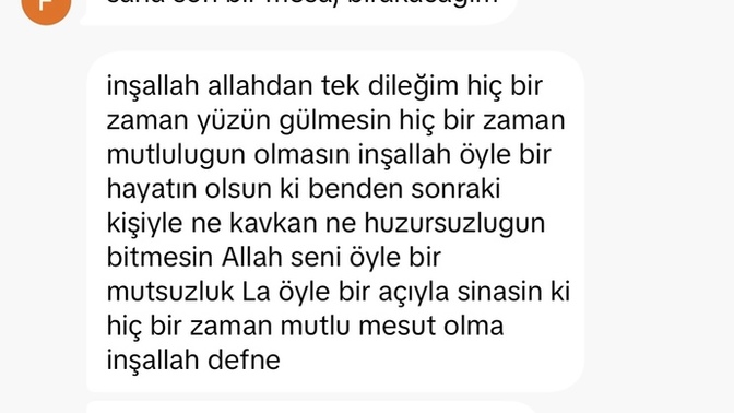 Aşagıda yazan mesaja karşılık vermem gerekiyor mu?
