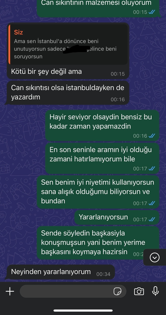 Eski sevgilim beni takmıyor?