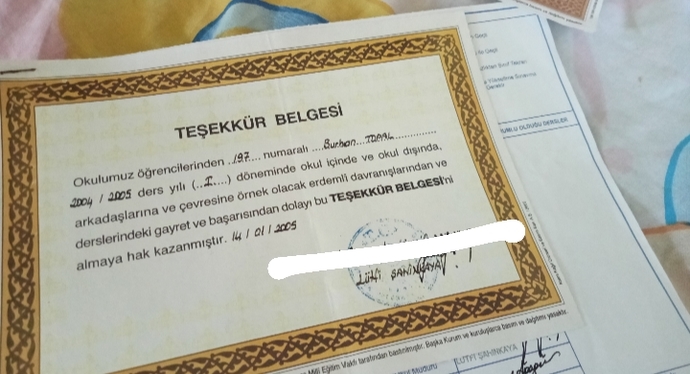 Okul döneminde hiç teşekkür, takdir veya onur belgesi aldınız mı?