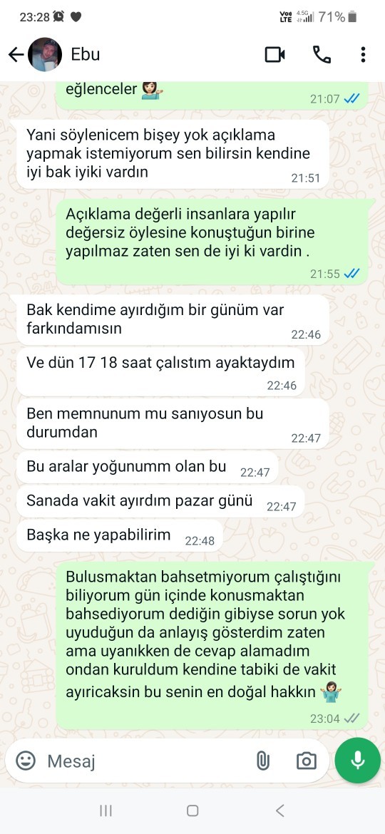 1 ay konuştuğum çocuk geç geç cevaplar veriyor neden?