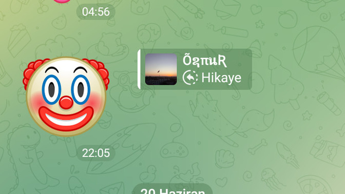 Eximin yaptığına bakar mısınız bu emojiyi atıp engelliyo?