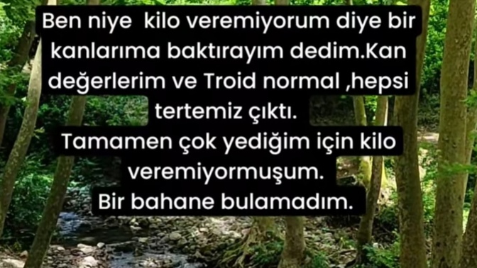 Kilosal problemleriniz var mı, kilonuzdan memnun musunuz?