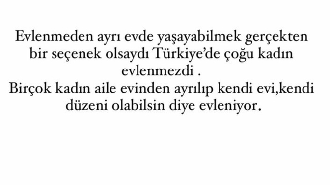 Kadınlar kendi evim olsun diye mi evleniyor?