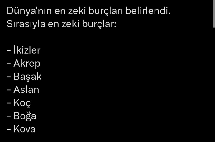 Dünyanın en zeki burçları belirlenmiş! Sizin burcunuz listede var mı?