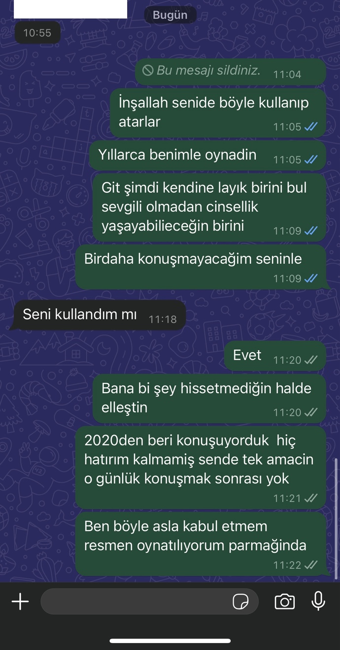Eski sevgilim artık dalga geçiyor?