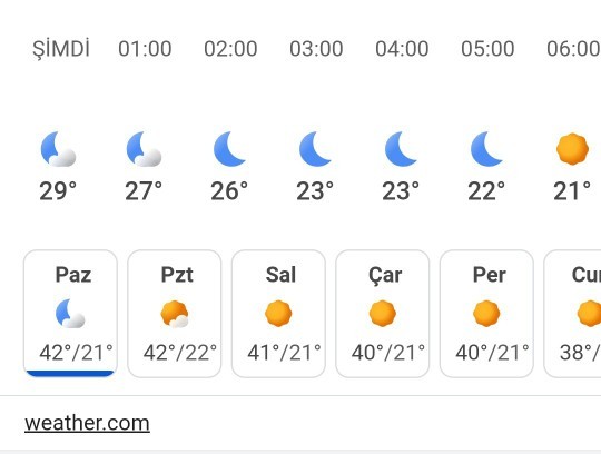 Bulunduğunuz ilde hava sıcaklığı nasıl?