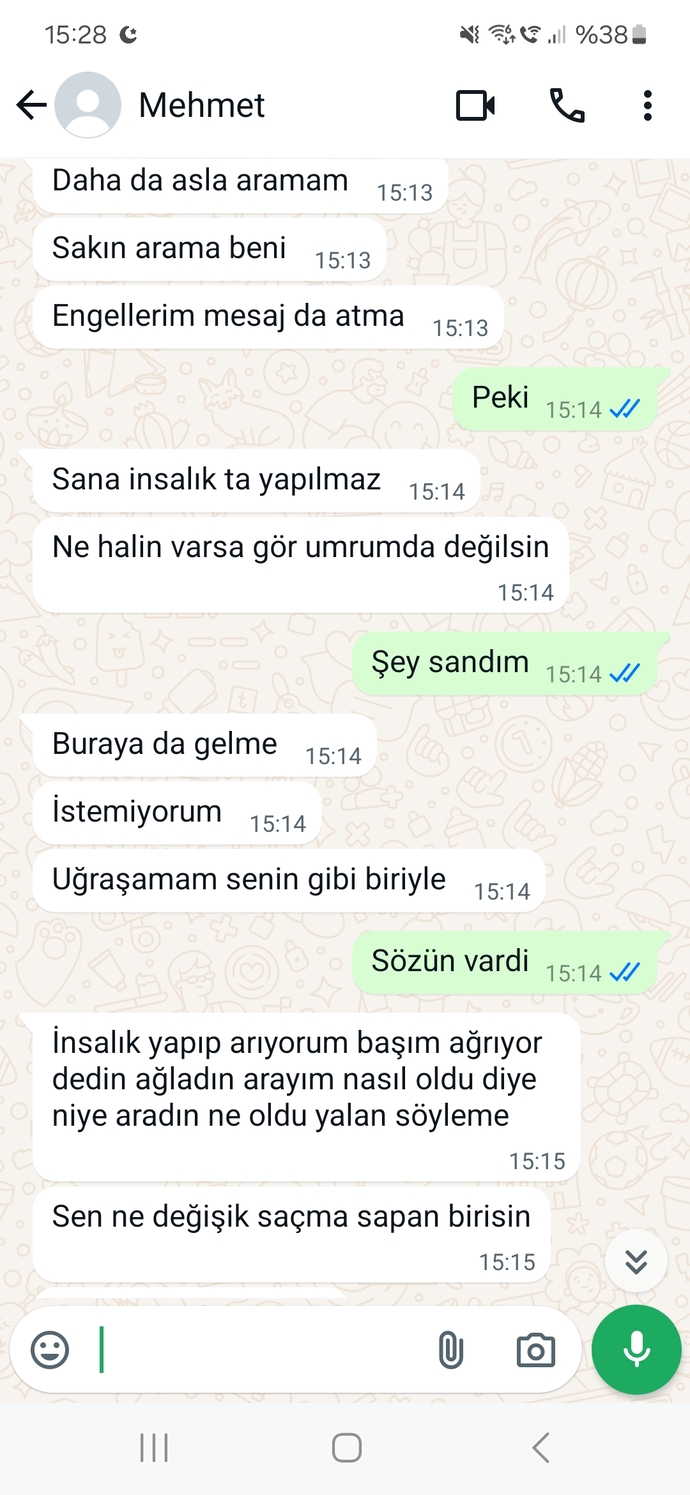 DDurduk yere arayip aglatti?