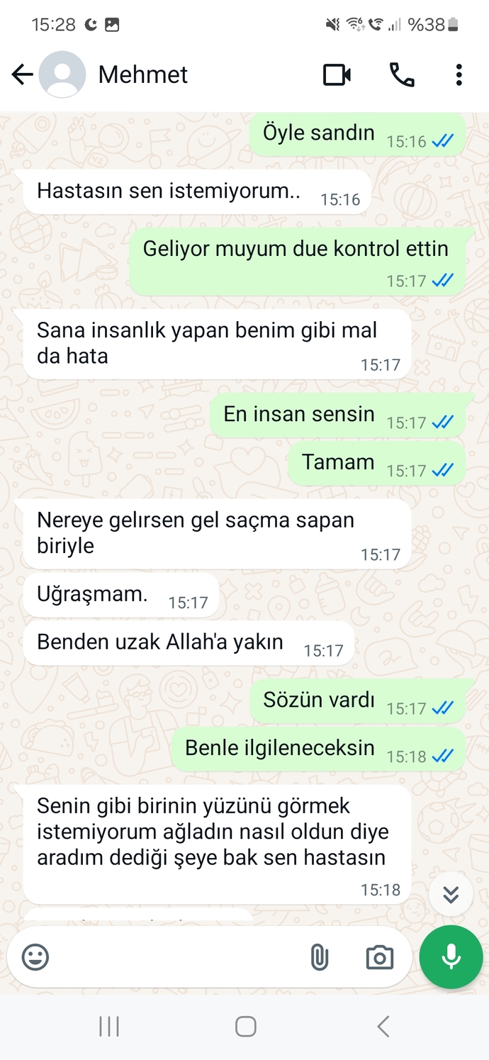 DDurduk yere arayip aglatti?