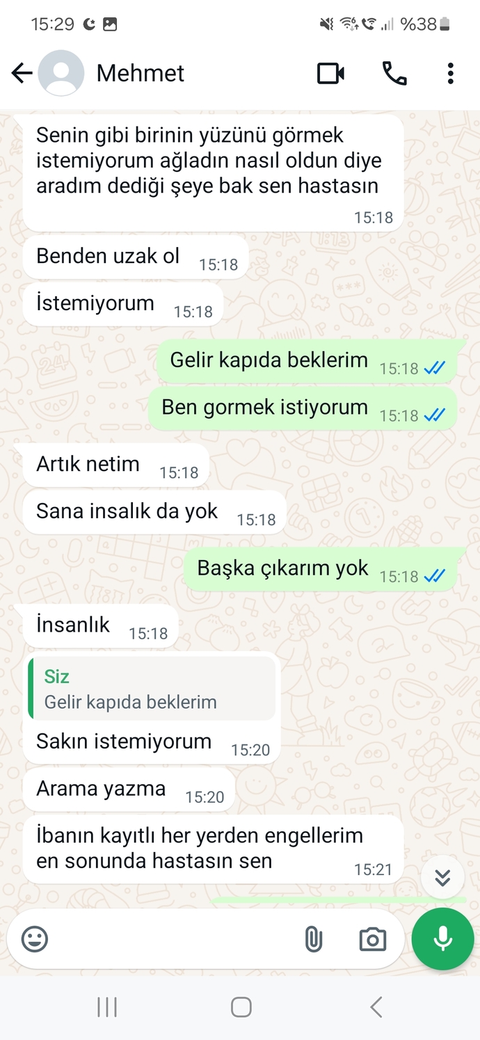 DDurduk yere arayip aglatti?