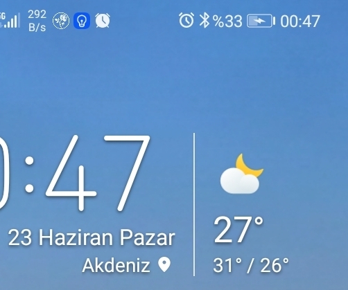 Sizin oralar da hava kaç derece?