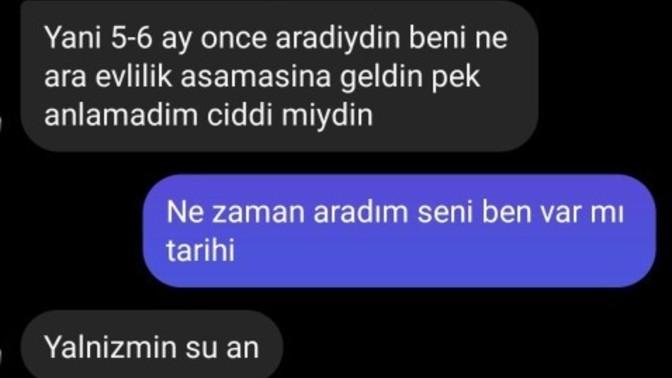 Eski sevgilim aradı mesaj attı sevgilime söyleyeyim mi lütfen yardım?