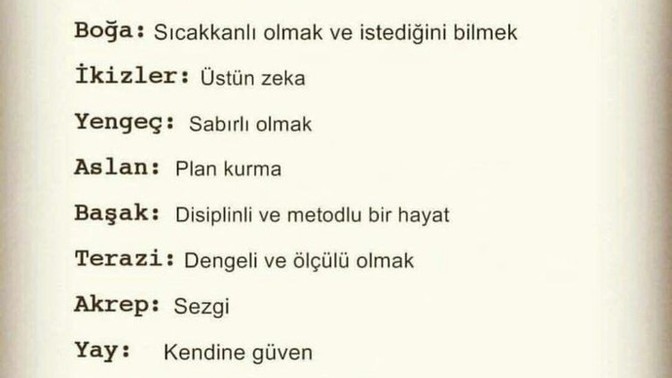 Burcunuzun üstün yeteneği nedir?