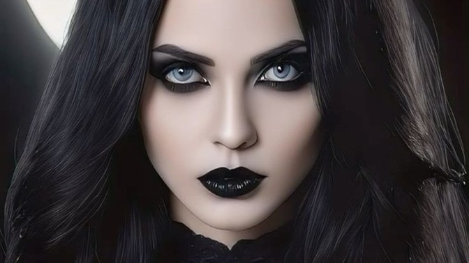 Siyah ve Gotik giyinen kızlar güzel mi?