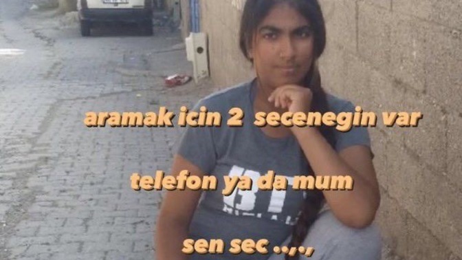 Sizi telefonla mı mumla mı ararlar?