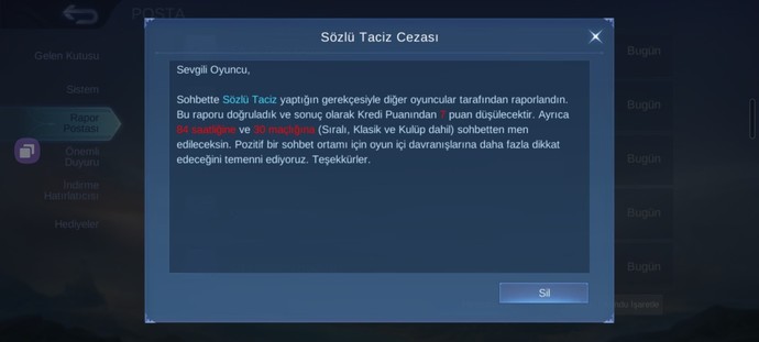 Oyunlarda aldığınız en büyük ceza neydi?