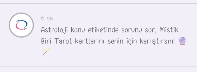 Mistik biri tarot falı bakacakmış, bakabilir misin mistik hanım?