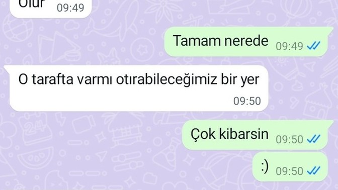 Ilk defa buluşuyoruz. Ortada bir yer belirlemek yerine o tarafta var mı bir yer demesi neden bu kadar etkiledi beni 🥲?