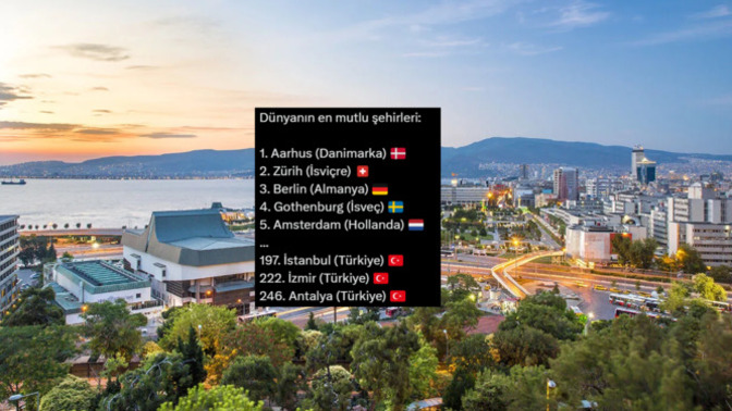 Dünyanın en mutlu şehirleri arasında Türkiye'den 3 şehir var. Mutlu musunuz?