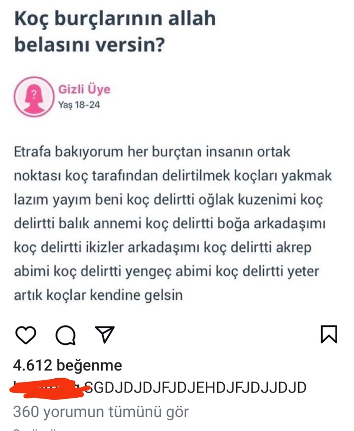 Ulan nasıl insanlarsınız siz instaya gireyim diyorum yine sorularınız karşıma çıkıyor😂bunu kim sormuş şimdi bide gizli?
