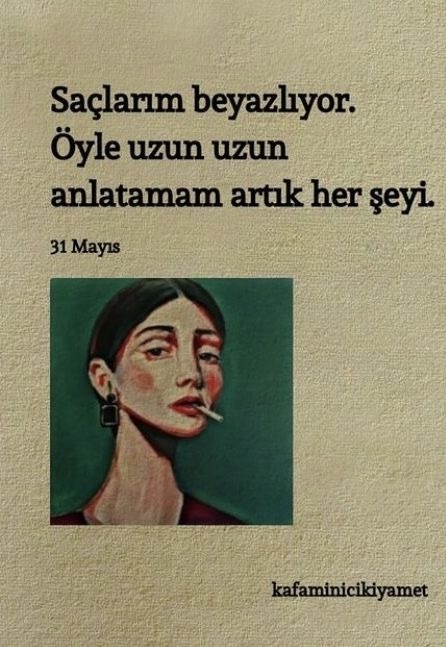 Benim saçın kenarları krem şantiye döndü resmen