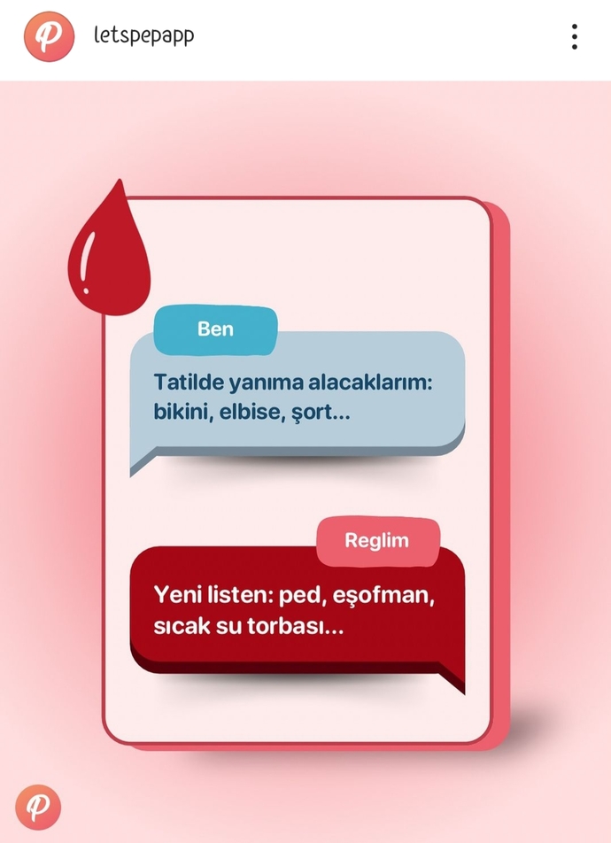 Tatilde Regl olmamak için totem, ritüel falan mı yapsak?