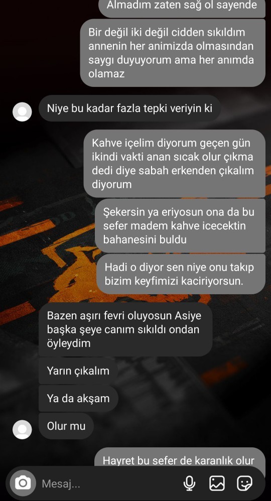 Ana kuzusu sevgilime sinirimi kustum iyi yapmış mıyım?
