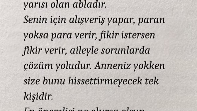 Bugün Dünya ablalar günü ablalar ilgili düşünceleriniz nedir?
