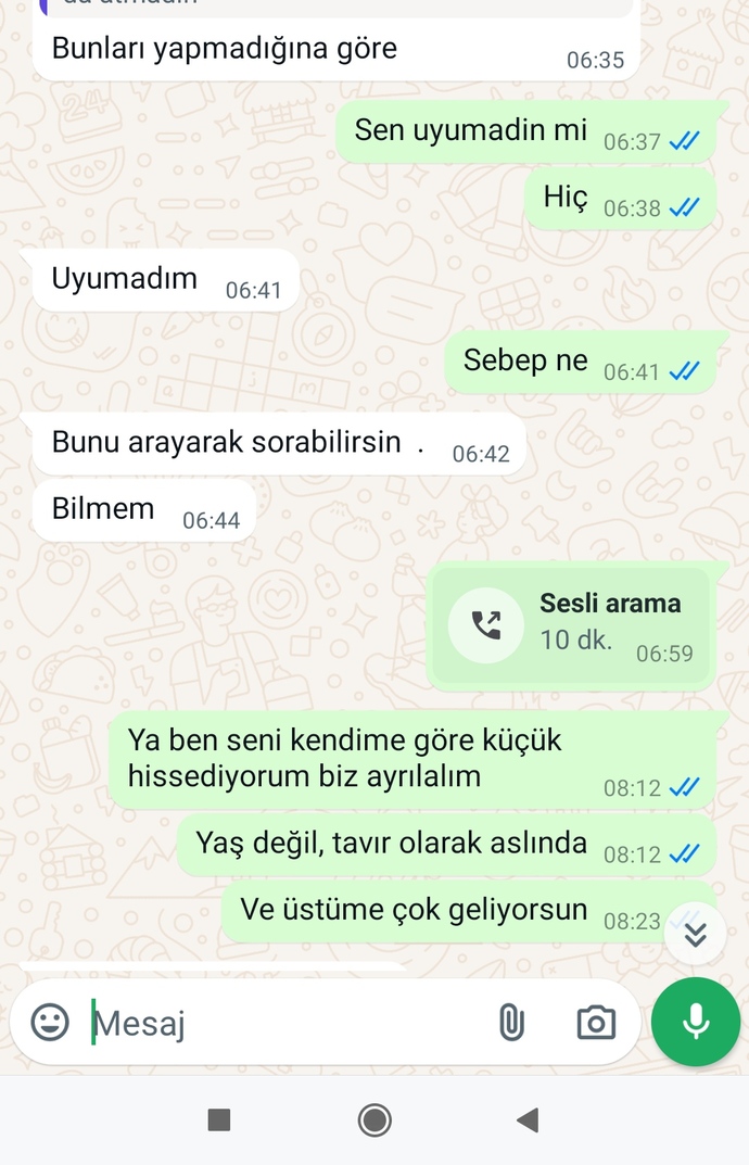 Sevgilim çok üstüme düşüp boğuyor ve ben işteyken bile çok arıyor diye ayrıldım? sizce iyi mi yaptım? Örnek ssleri atıyorum?