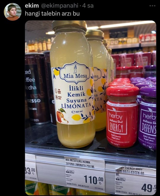İlikli kemik suyuna limonata içer misiniz?