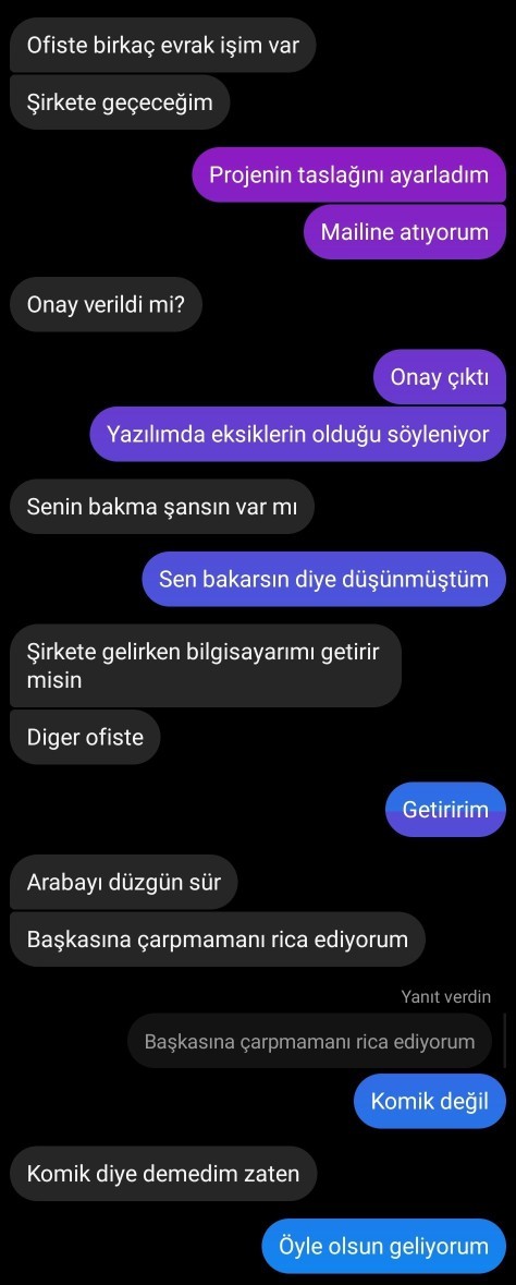 İlişkisi aşırı resmiyet çerçevesinde olan başkaları var mı?